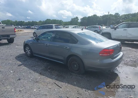 2012 Volkswagen Passat 2.5L S from USA, damaged, VIN 1VWAP7A32CC032921